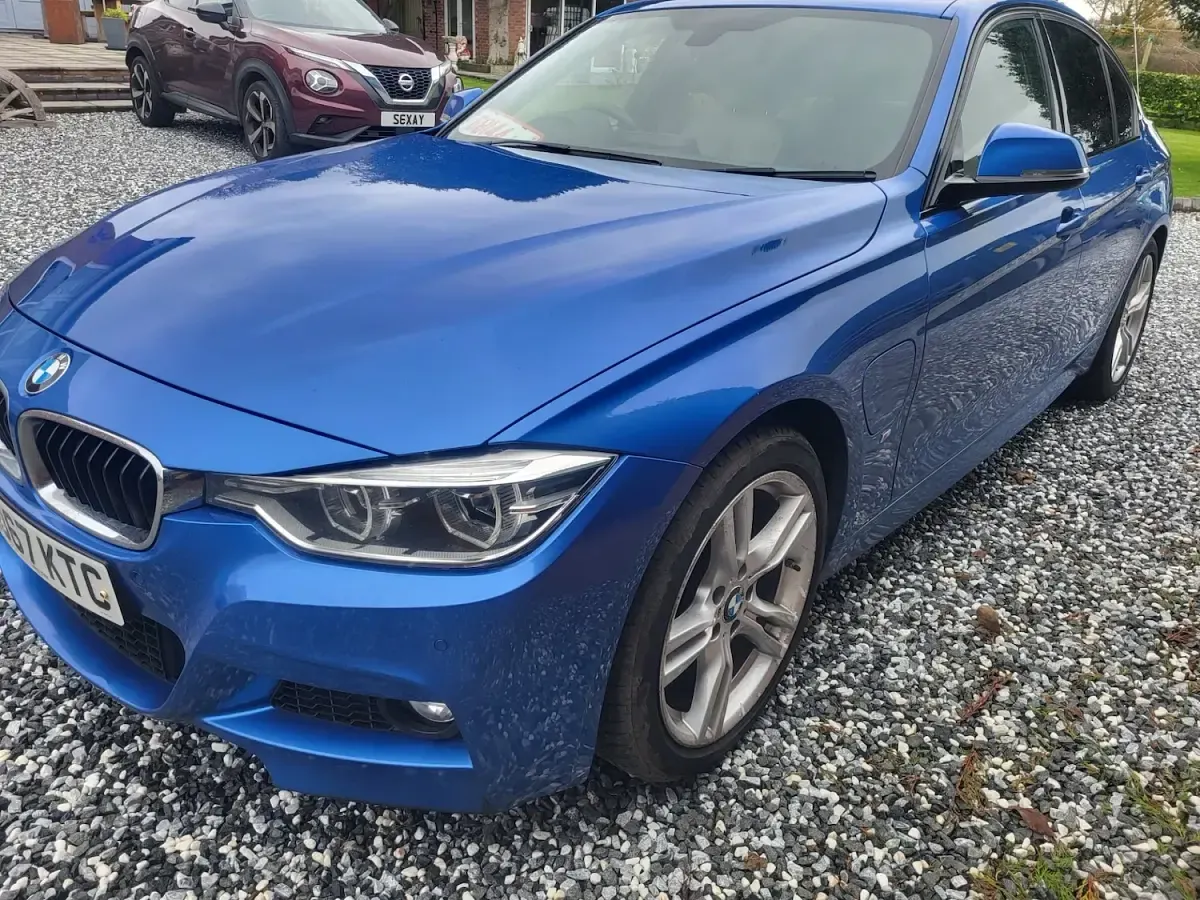 Used BMW 330e M Sport 2017 Blue Sedan