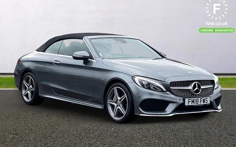Used Mercedes C200 Active 184 HP (135 kW) 2018 Grey Cabriolet