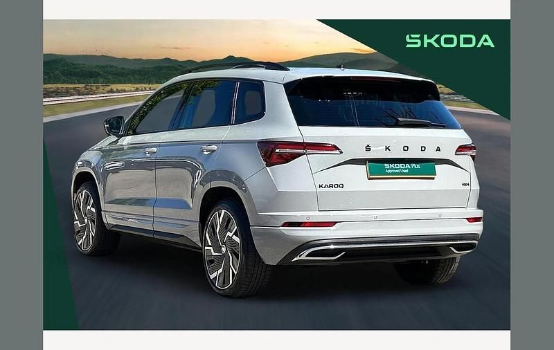 Used Skoda Karoq SportLine 190 HP (139 kW) 2023 Meteor grey SUV