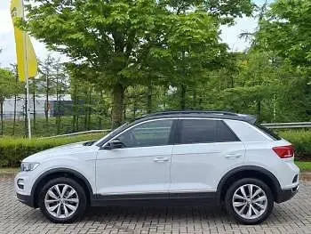 Used VW T-Roc Design 115 HP (84 kW) 2019 White SUV
