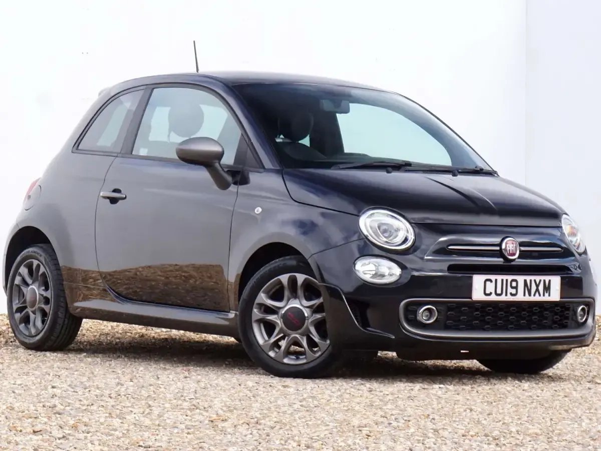 Used Fiat 500 S 69 HP (50 kW) 2019 Black Hatchback
