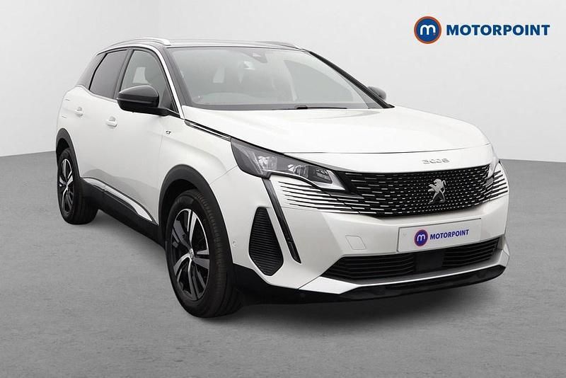 White Used 2023 Peugeot 3008 GTi Hatchback | £20,449 (Good price) - Image 1/4