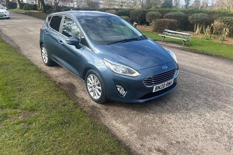Used Ford Fiesta Titanium 95 HP (69 kW) 2020 Blue Hatchback