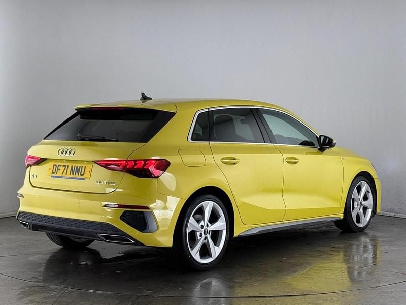 Used Audi A3 Sportback S-Line 2022 Yellow Hatchback