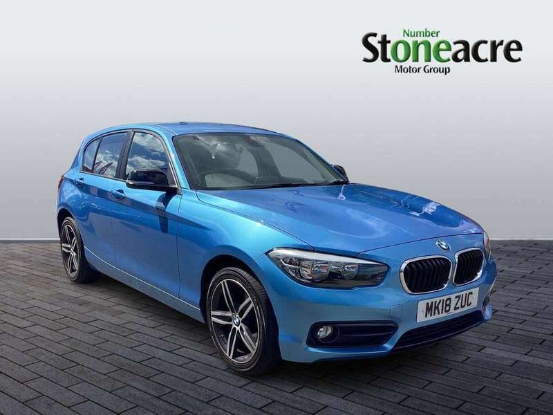 Blue Used 2018 BMW 118 Sport Line Hatchback | £11,995 (Good price) - Image 1/4