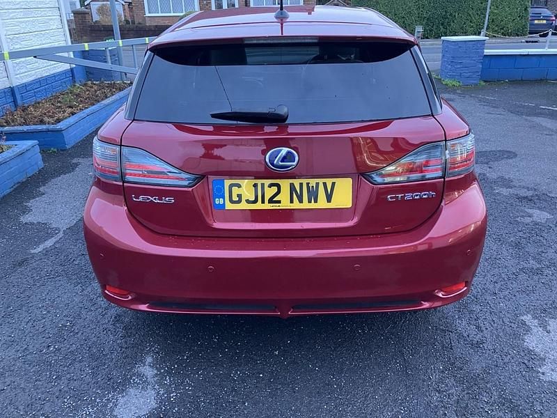 Used Lexus CT200h 2012 Red Hatchback