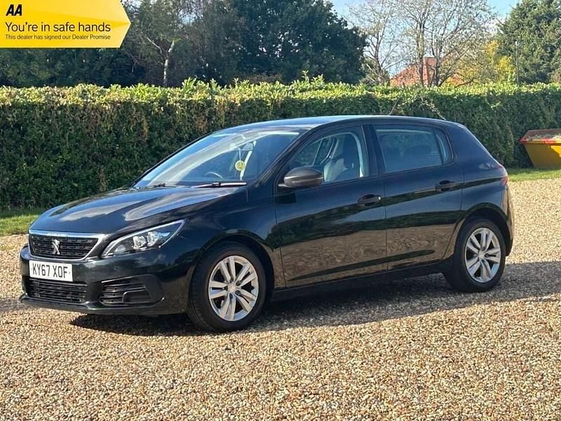 Black Used 2017 Peugeot 308 Access Hatchback | £4,399 (Fair price) - Image 1/4