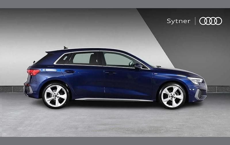 Used Audi A3 S-Line 147 HP (108 kW) 2023 Blue Hatchback