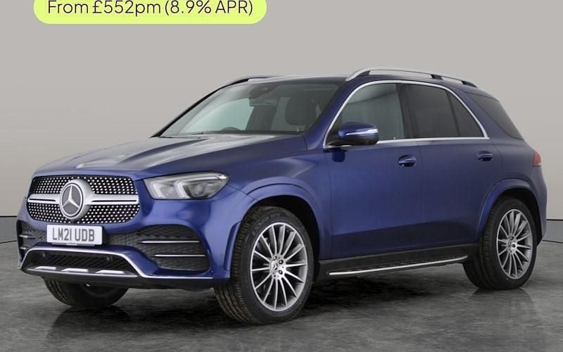 Used Mercedes GLE300 AMG line 245 HP (180 kW) 2021 Blue SUV