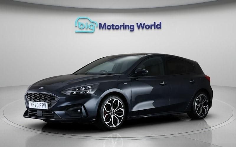 Used Ford Focus ST-Line X 125 HP (91 kW) 2021 Blue Hatchback