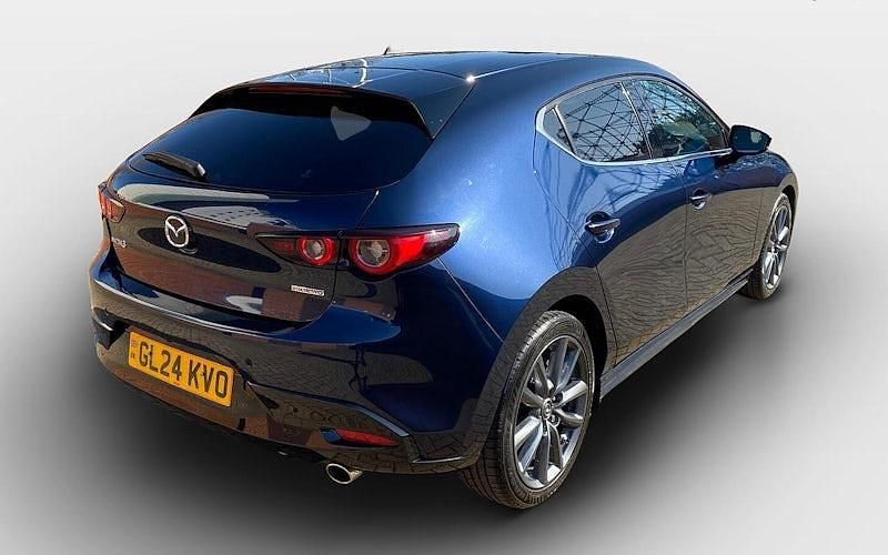 Used Mazda 3 Exclusive-Line 162 HP (119 kW) 2023 Blue Hatchback
