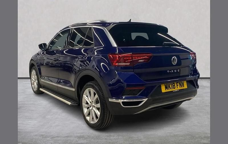 Used VW T-Roc SEL 150 HP (110 kW) 2018 Blue SUV