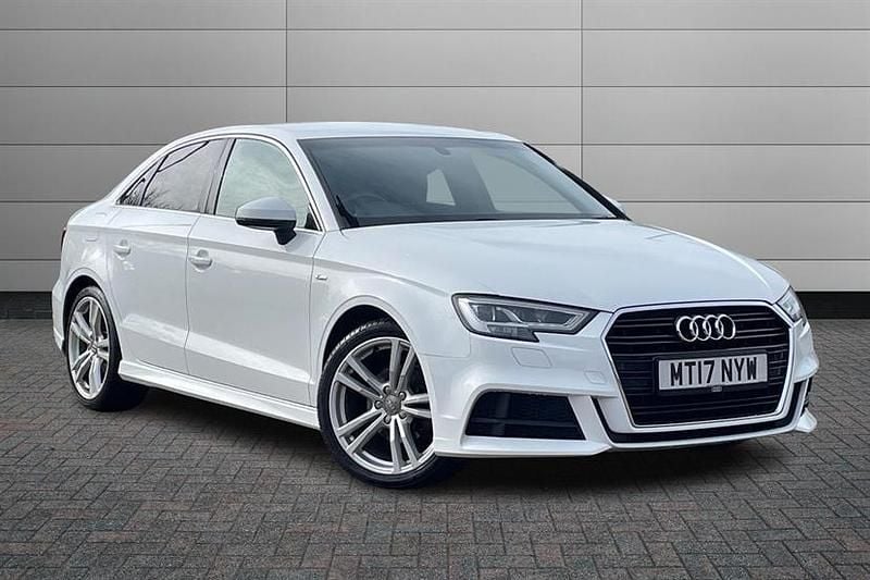 Used Audi A3 S-Line 150 HP (110 kW) 2017 White Sedan