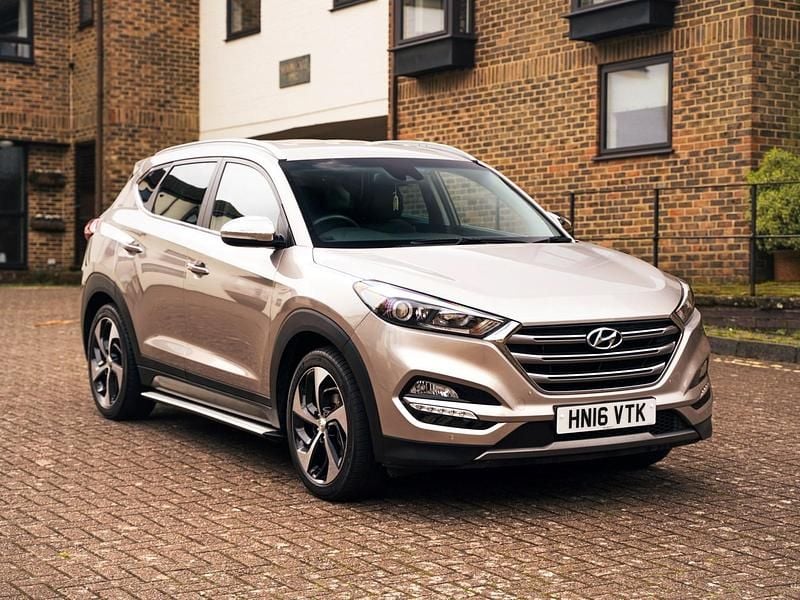 Usado Hyundai Tucson Premium 185 CV (136 kW) 2016 Beige SUV