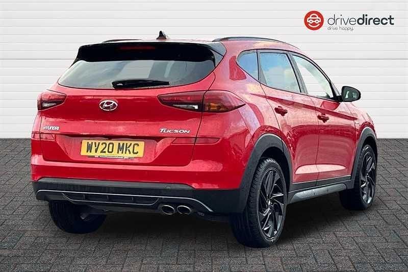 Used Hyundai Tucson N Line 177 HP (130 kW) 2020 Red SUV