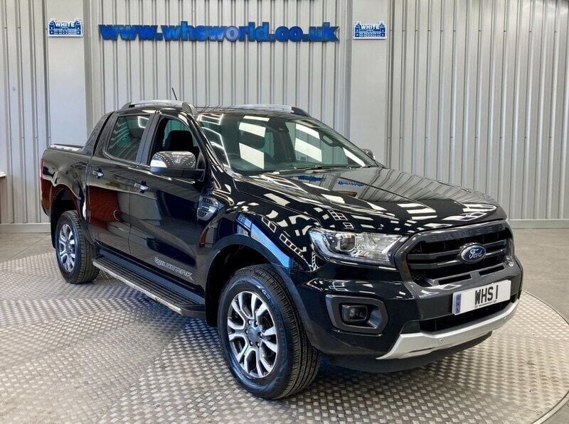 Black Used 2021 Ford Ranger Wildtrack Pickup | £14,495 (Good price) - Image 1/4