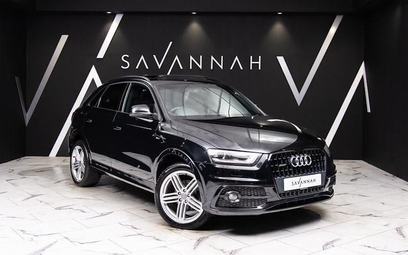 Black Used 2014 Audi Q3 S-line plus SUV | £12,495 (Fair price) - Image 1/4