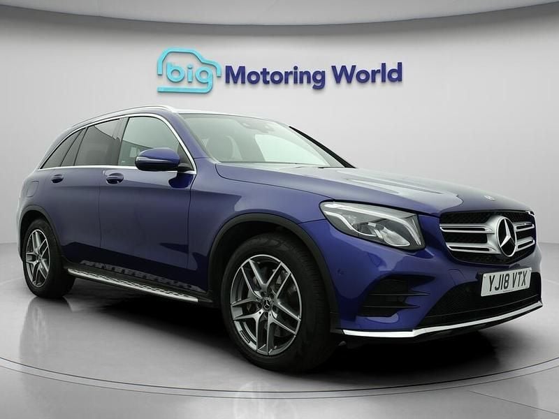 Blue Used 2018 Mercedes GLC220 AMG line Estate | £16,600 (Fair price) - Image 1/4