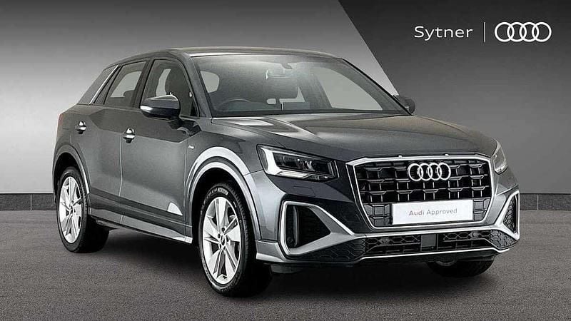 Grey Used 2021 Audi Q2 S-Line SUV | £23,000 (A bit pricey) - Image 1/4