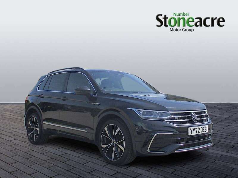 Black Used 2022 VW Tiguan R-line SUV | £25,795 (Fair price) - Image 1/4