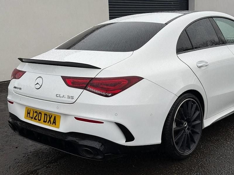 Used Mercedes CLA35 AMG Premium Plus 306 HP (225 kW) 2020 White Coupe