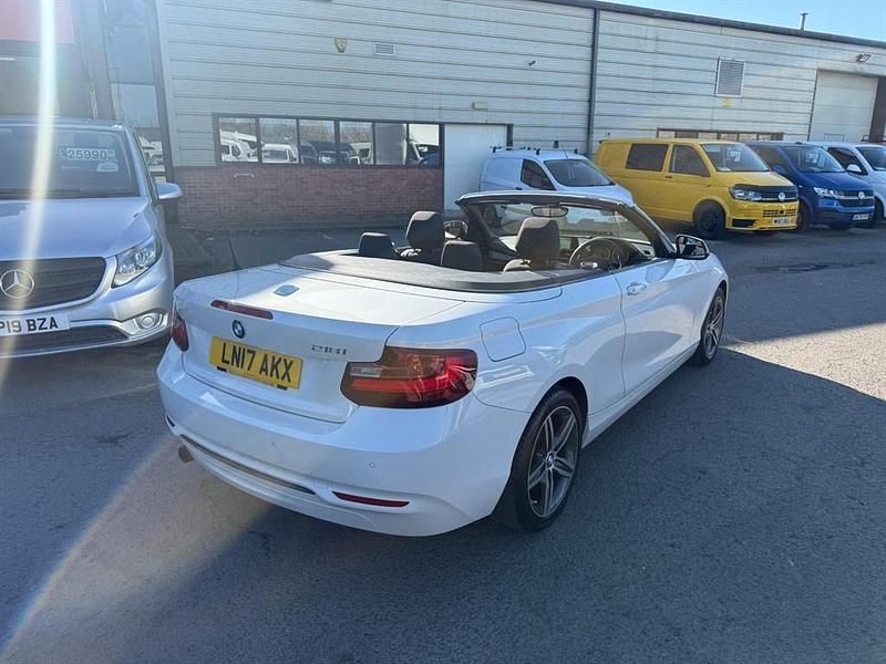 Used BMW 218 Sport Line 2017 White Cabriolet