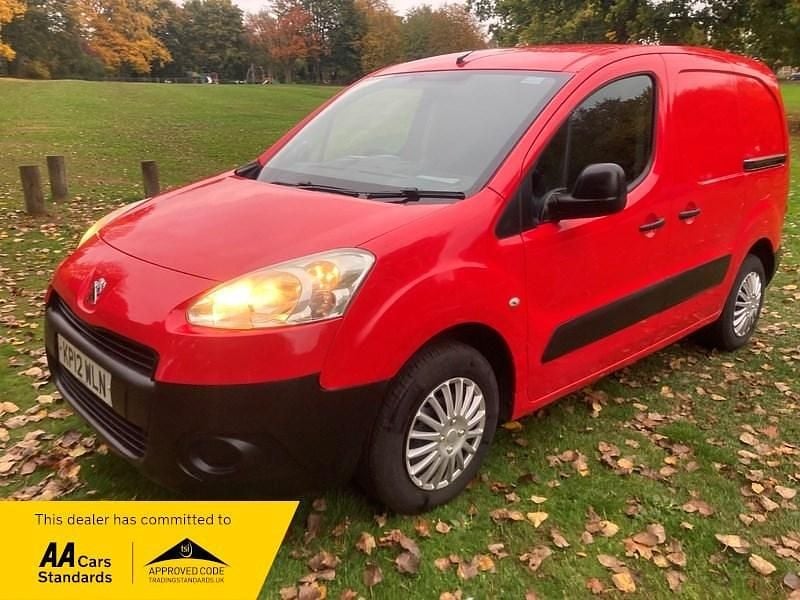 Red Used 2012 Peugeot Partner S MPV | £2,995 (Fair price) - Image 1/3