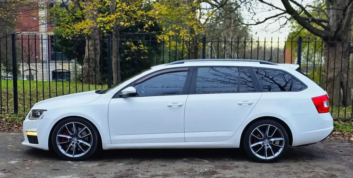 Used Skoda Octavia vRS 2015 White Estate