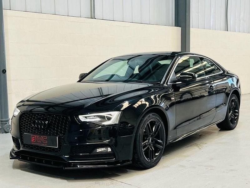 Used Audi A5 S-Line 190 HP (139 kW) 2016 Black Coupe