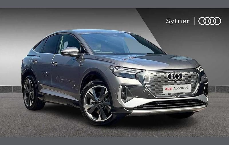 Grey Used 2025 Audi Q4 Sportback e-tron S-Line SUV | £36,000 - Image 1/4