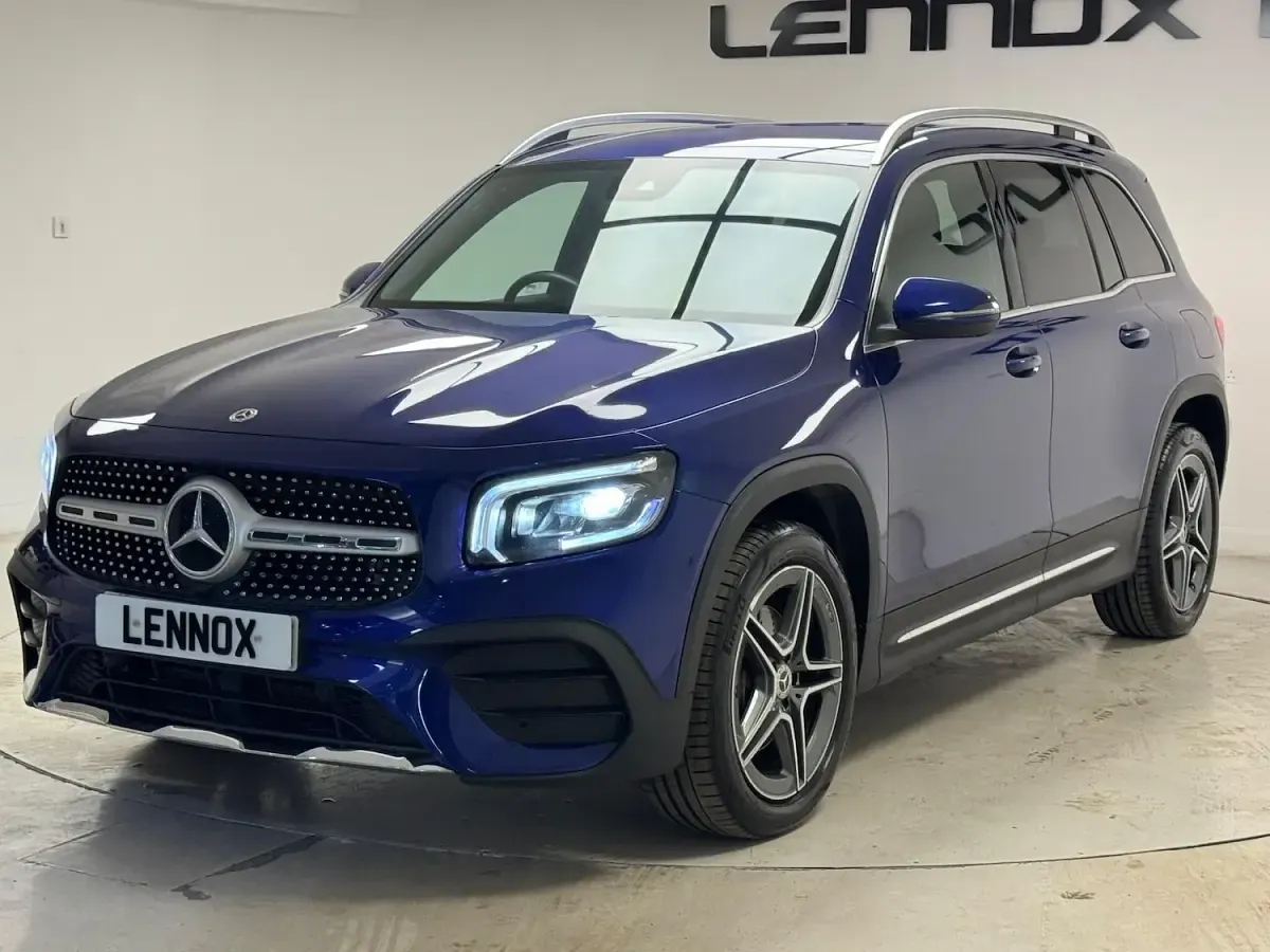 Used Mercedes GLB200 AMG line 163 HP (119 kW) 2023 Blue SUV