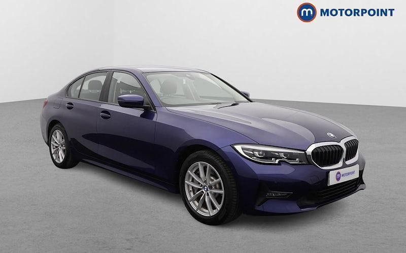 Blue Used 2020 BMW 330e Comfort Edition Sedan | £18,599 (Good price) - Image 1/4