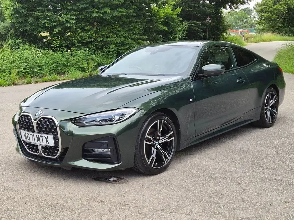 Used BMW 420 M Sport 190 HP (139 kW) 2022 Green Coupe
