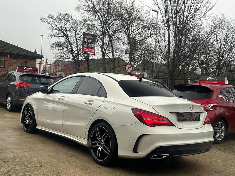 Used Mercedes CLA200 AMG line 2017 White Sedan
