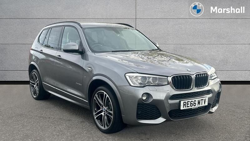 Grey Used 2016 BMW X3 M Sport SUV | £17,614 (A bit pricey) - Image 1/4
