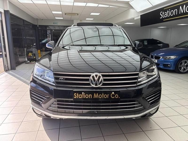 Used VW Touareg R-line Plus 2017 Blue SUV
