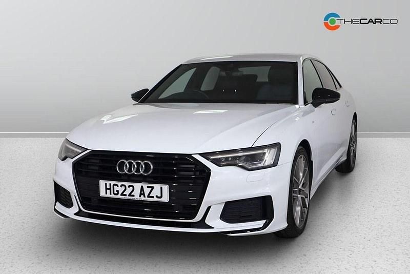 Used Audi A6 Black Edition 2022 White Sedan