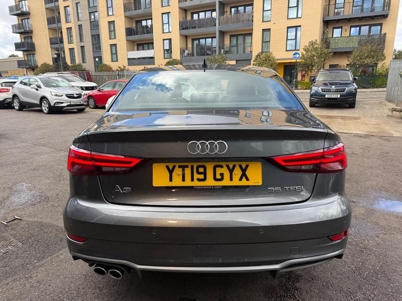 Used Audi A3 S-Line 150 HP (110 kW) 2019 Grey Sedan