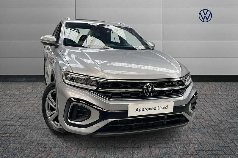 Silver Used 2025 VW T-Roc R-line SUV | £29,479 (A bit pricey) - Image 1/4