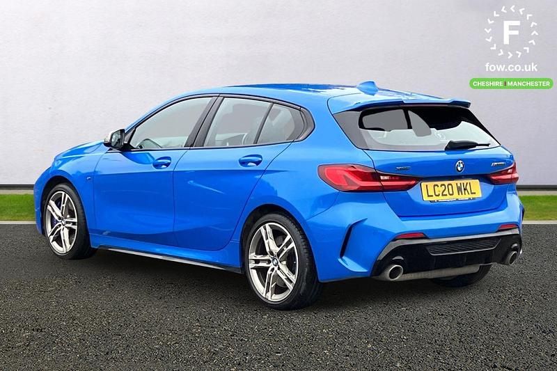 Used BMW M135 Comfort Edition 306 HP (225 kW) 2020 Blue Hatchback