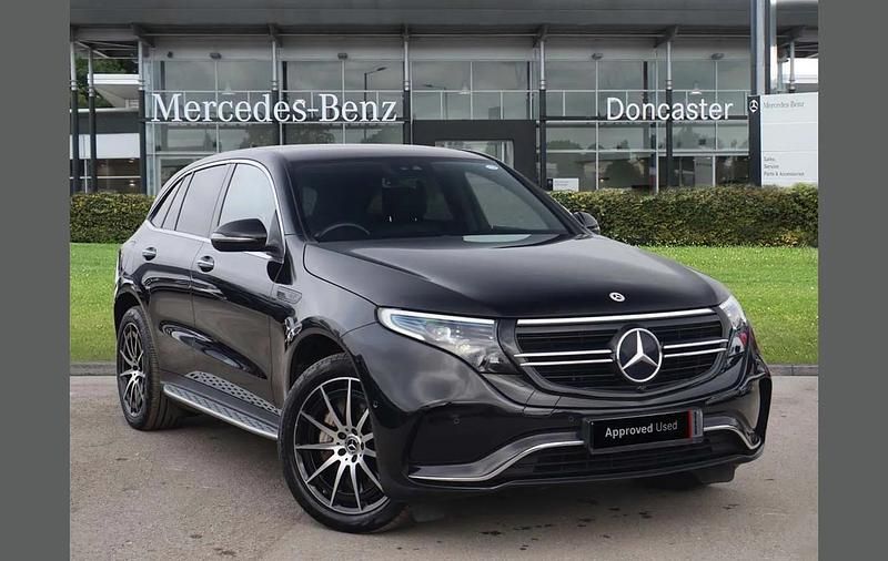Used Mercedes EQC400 AMG line 300 kW (408 HP) 2022 Black SUV