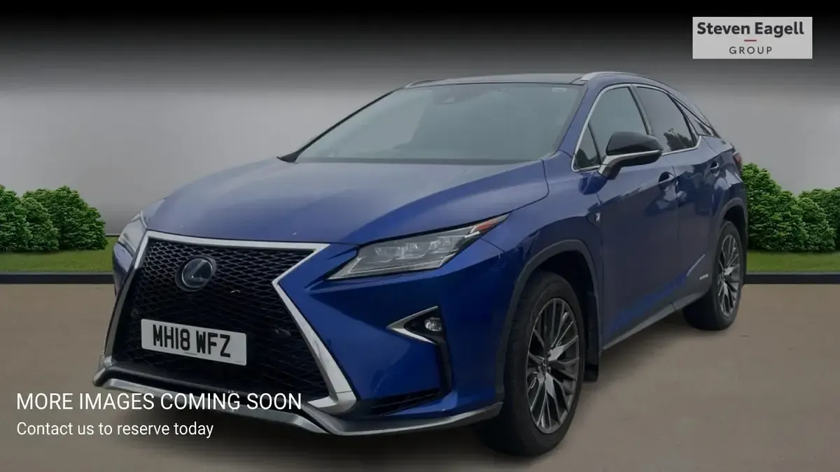 Used Lexus RX450h Sport Line 2018 Blue SUV