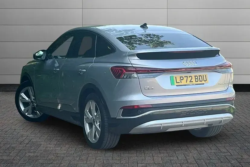 Used Audi Q4 Sportback e-tron S-Line 123 kW (168 HP) 2023 Floret silver SUV