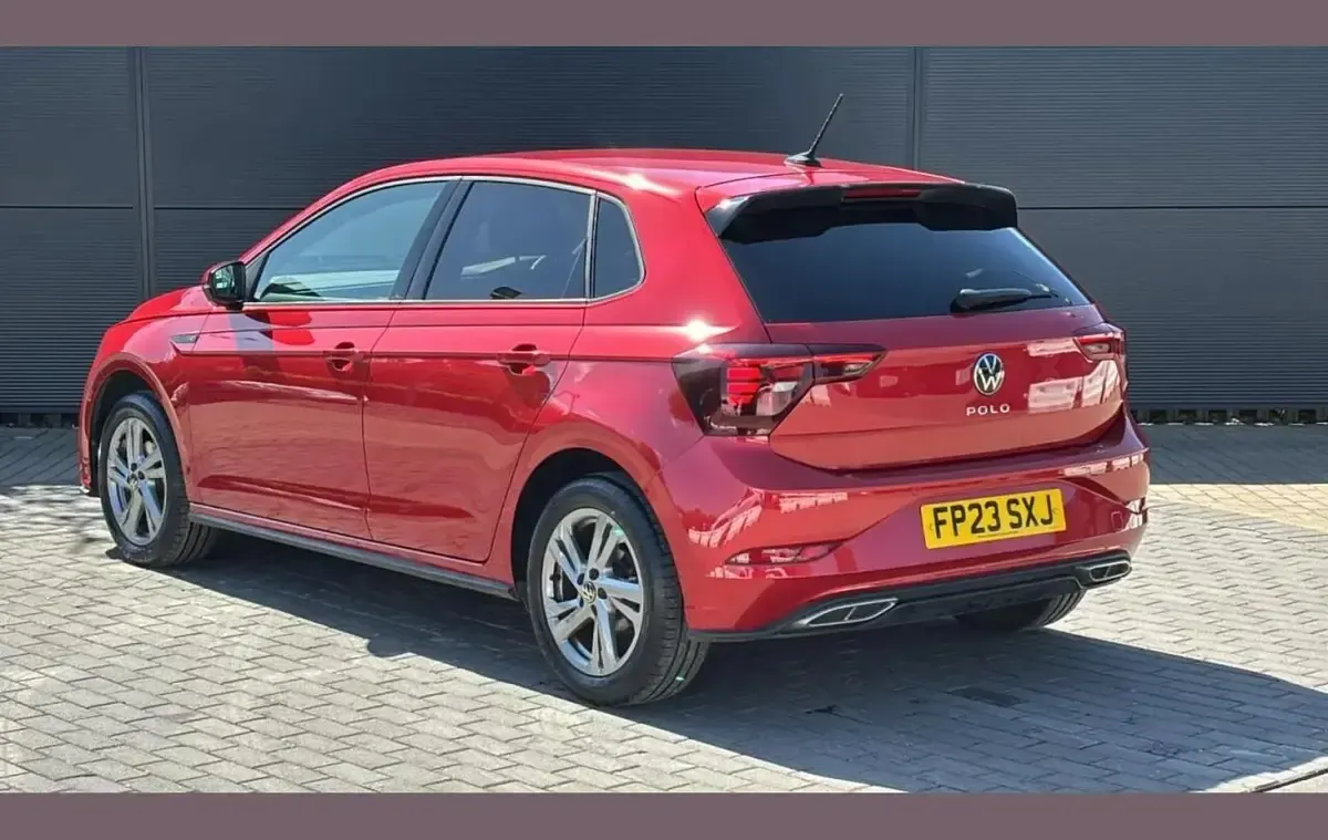 Used VW Polo R-line 108 HP (79 kW) 2023 Red Hatchback