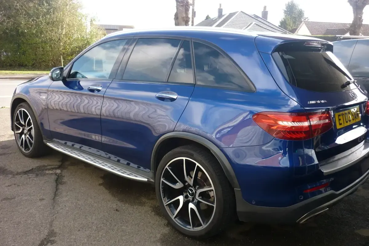 Used Mercedes GLC43 AMG Premium Plus 400 HP (294 kW) 2017 Blue SUV