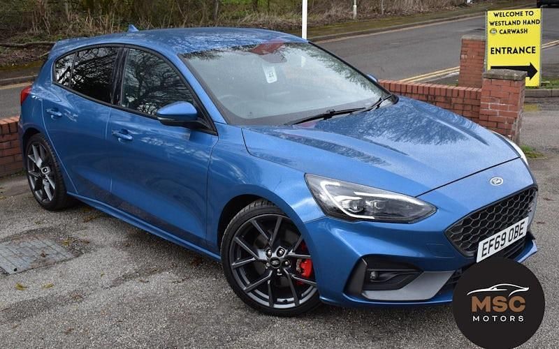 Used Ford Focus ST 280 HP (205 kW) 2020 Blue Hatchback