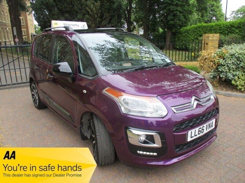 Metallic mauve purple Used 2016 Citroën C3 Picasso Platinum MPV | £5,690 (Good price) - Image 1/3