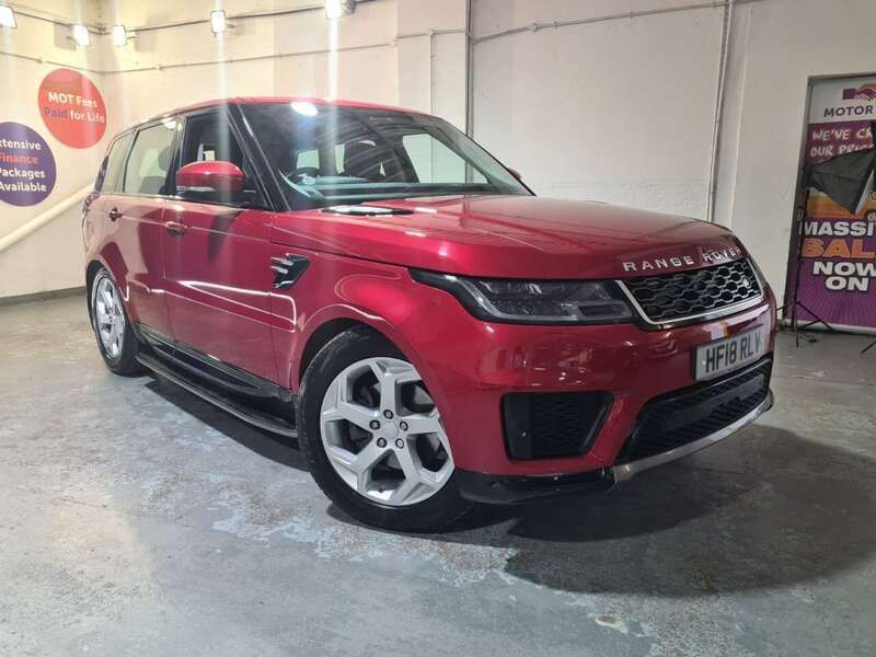 Red Used 2018 Land Rover Range Rover Sport HSE SUV | £27,199 (Super price) - Image 1/4