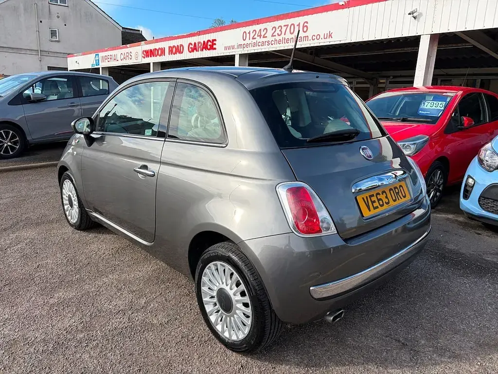 Used Fiat 500 Lounge 69 HP (50 kW) 2014 Grey Hatchback