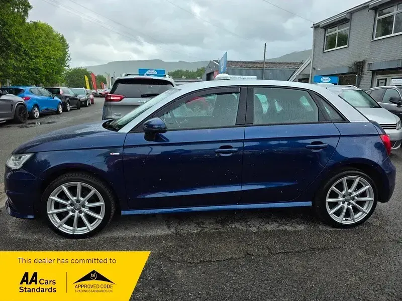Used Audi A1 Sportback S-Line 2015 Blue Hatchback